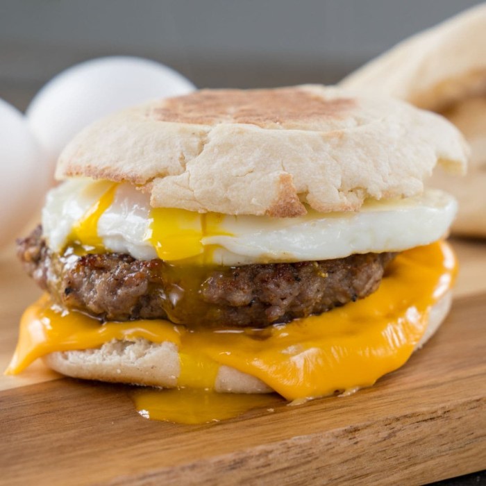 Sausage egg cheese mcmuffin nutrition