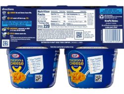 Kraft Mac & Cheese Cups Nutrition A Deep Dive