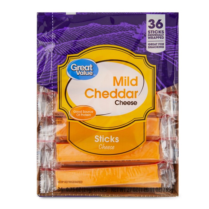 Sargento mild cheddar cheese stick nutrition