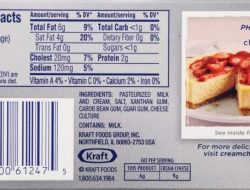 Nutrition Facts Cream Cheese Your Guide