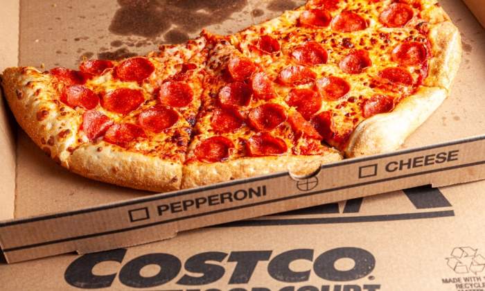 Costco cheese pizza nutrition