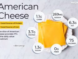 Nutrition Facts American Cheese 1 Slice