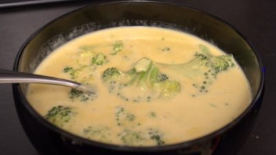 Broccoli and cheese soup nutrition