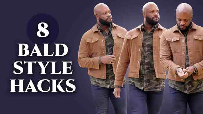 Bald men fashion