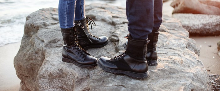 Mens combat boots fashion