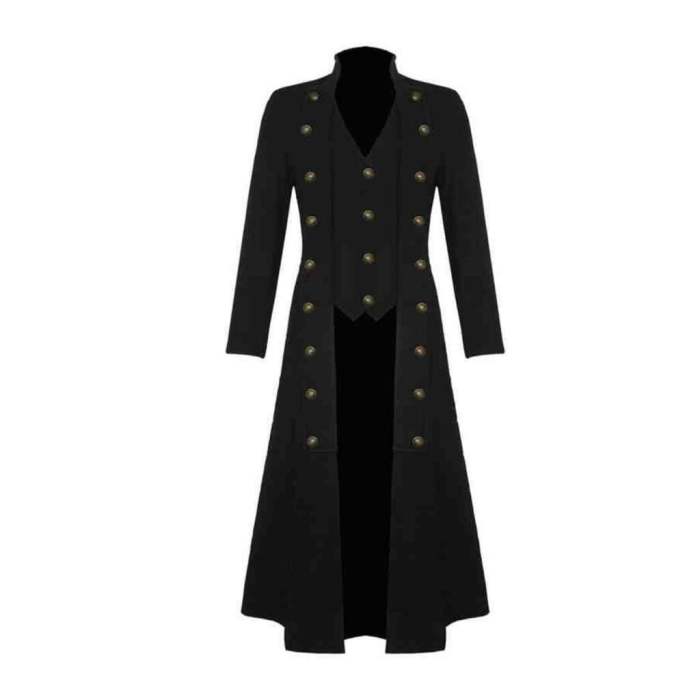 Steampunk gothic coat trench 儲存自