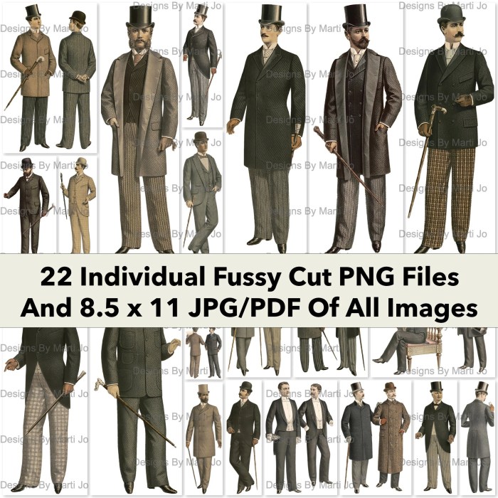 1890 men's fashion