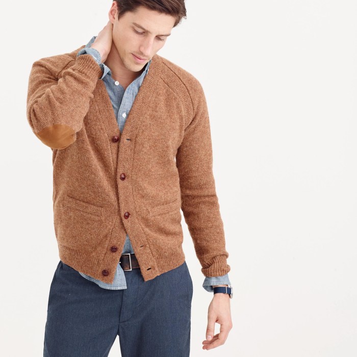 Mens cardigan sweater fashion