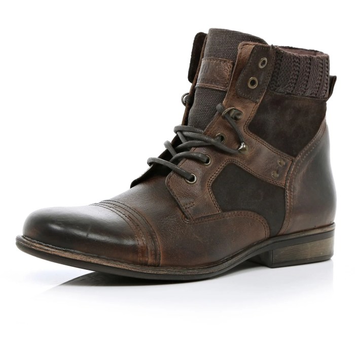 Mens combat boots fashion